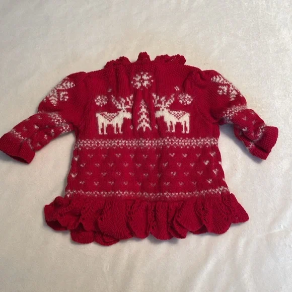 Ralph Lauren red cardigan 3 months ! - Picture 4 of 5